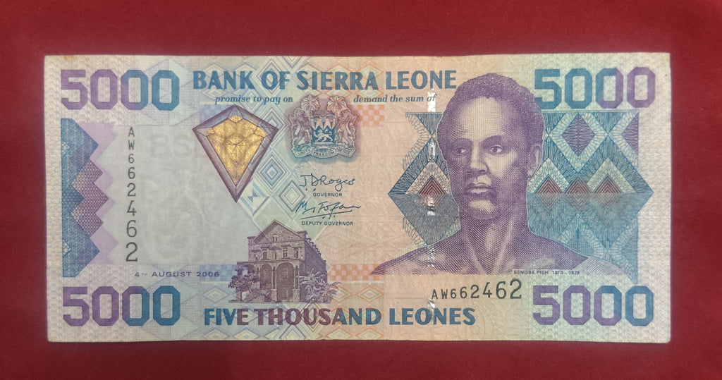 BANK OF SIERRA LEONE 5000 LEONES (C537)