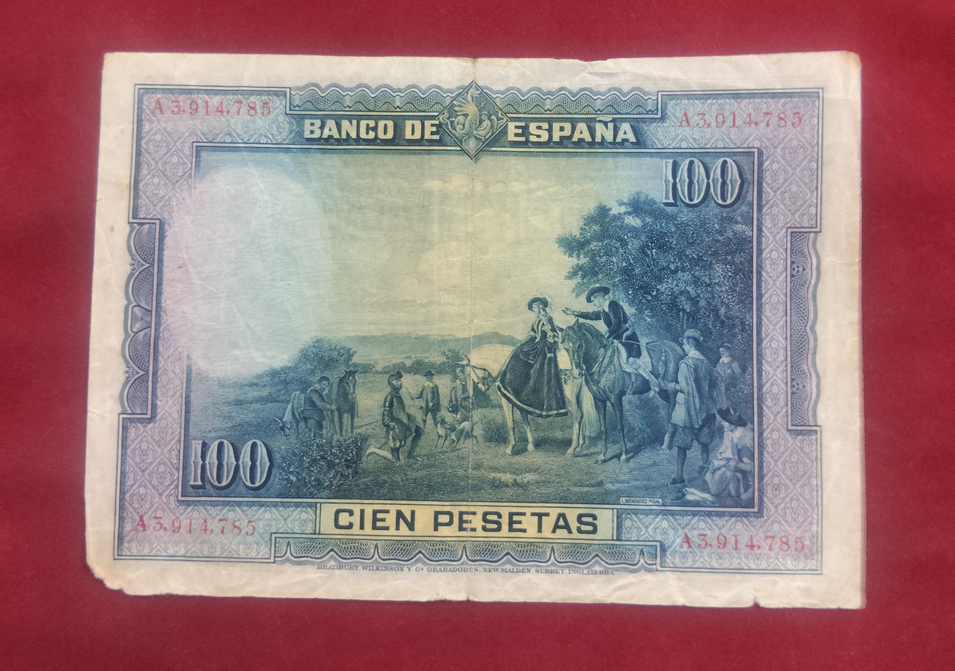 BANK OF SPAIN 100 PESETAS