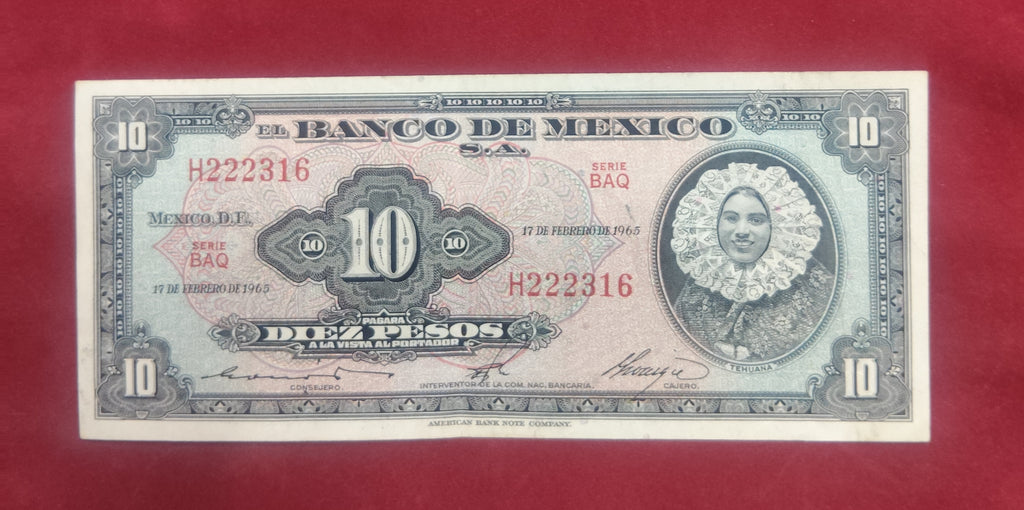 BANK OF MEXICO 10 PESOS