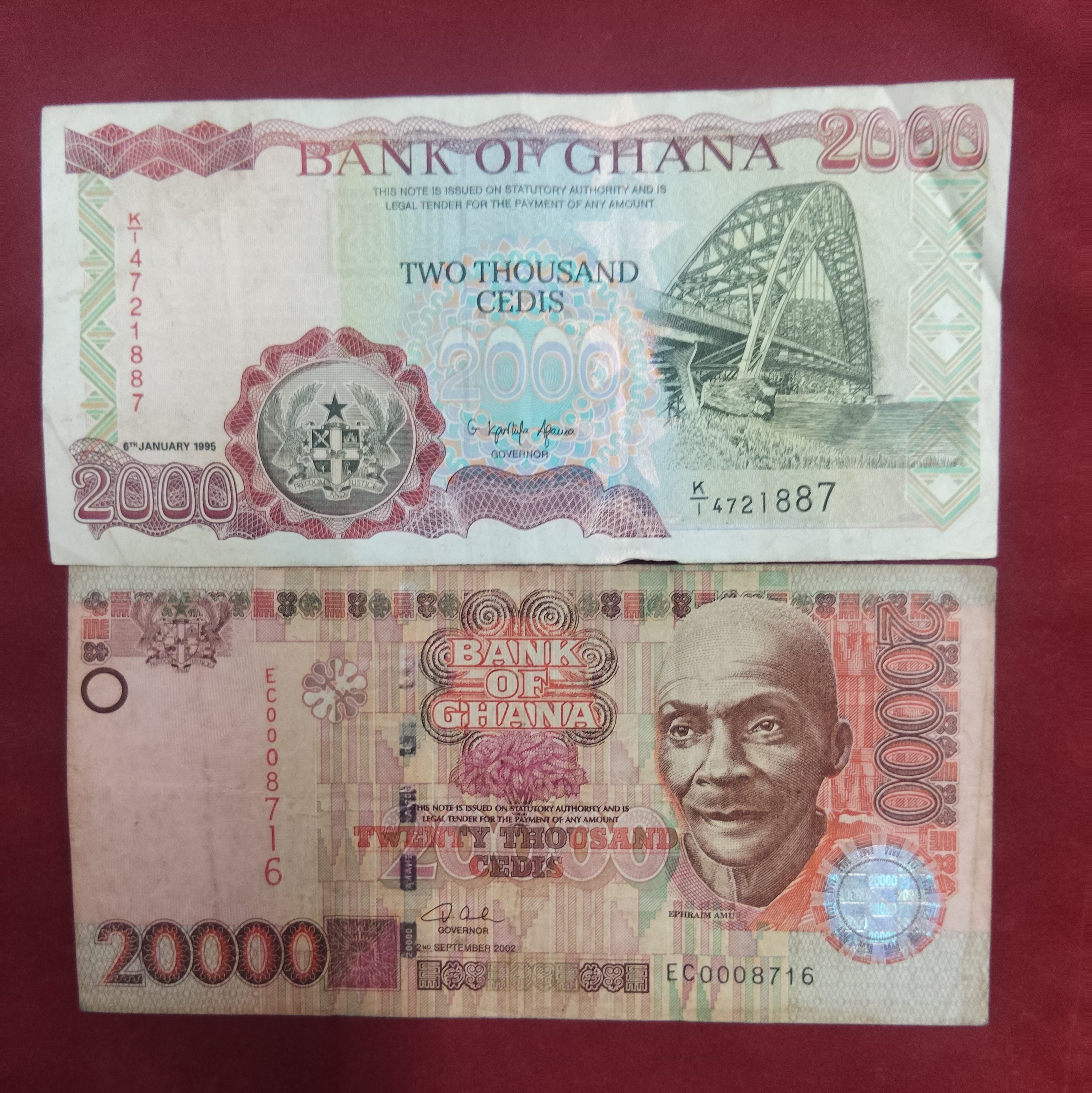 BANK OF GHANA 2000 ,20000 CEDIS (V038)