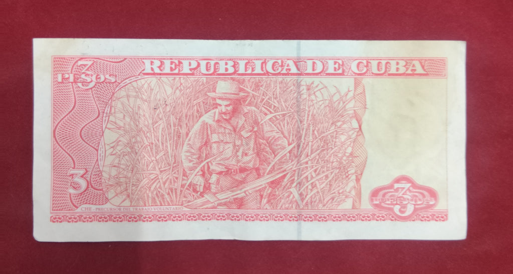 CENTRAL BANK OF CUBA 3 PESOS