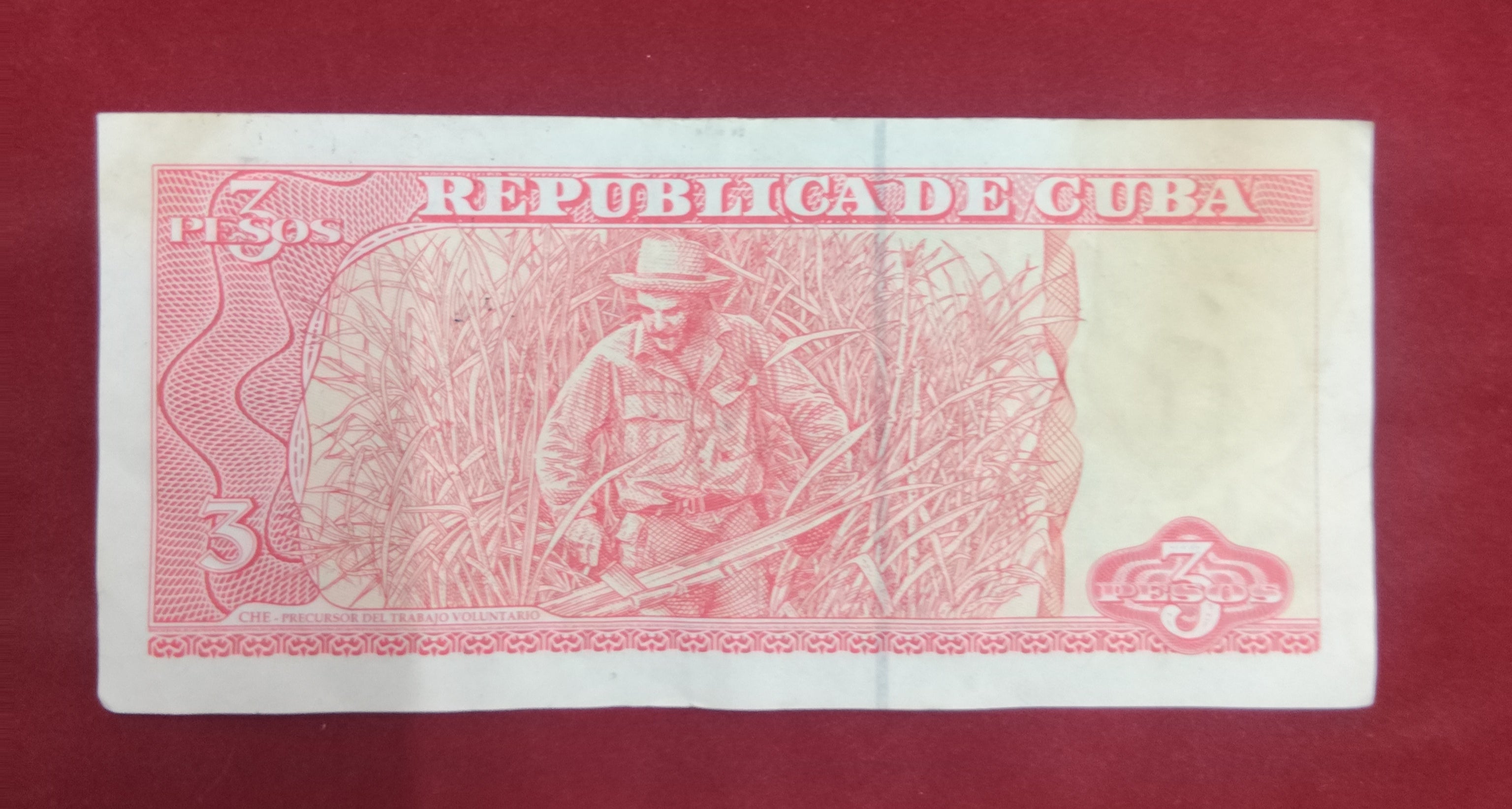 CENTRAL BANK OF CUBA 3 PESOS