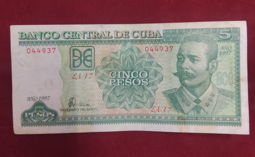 CENTRAL BANK OF CUBA 5 PESOS