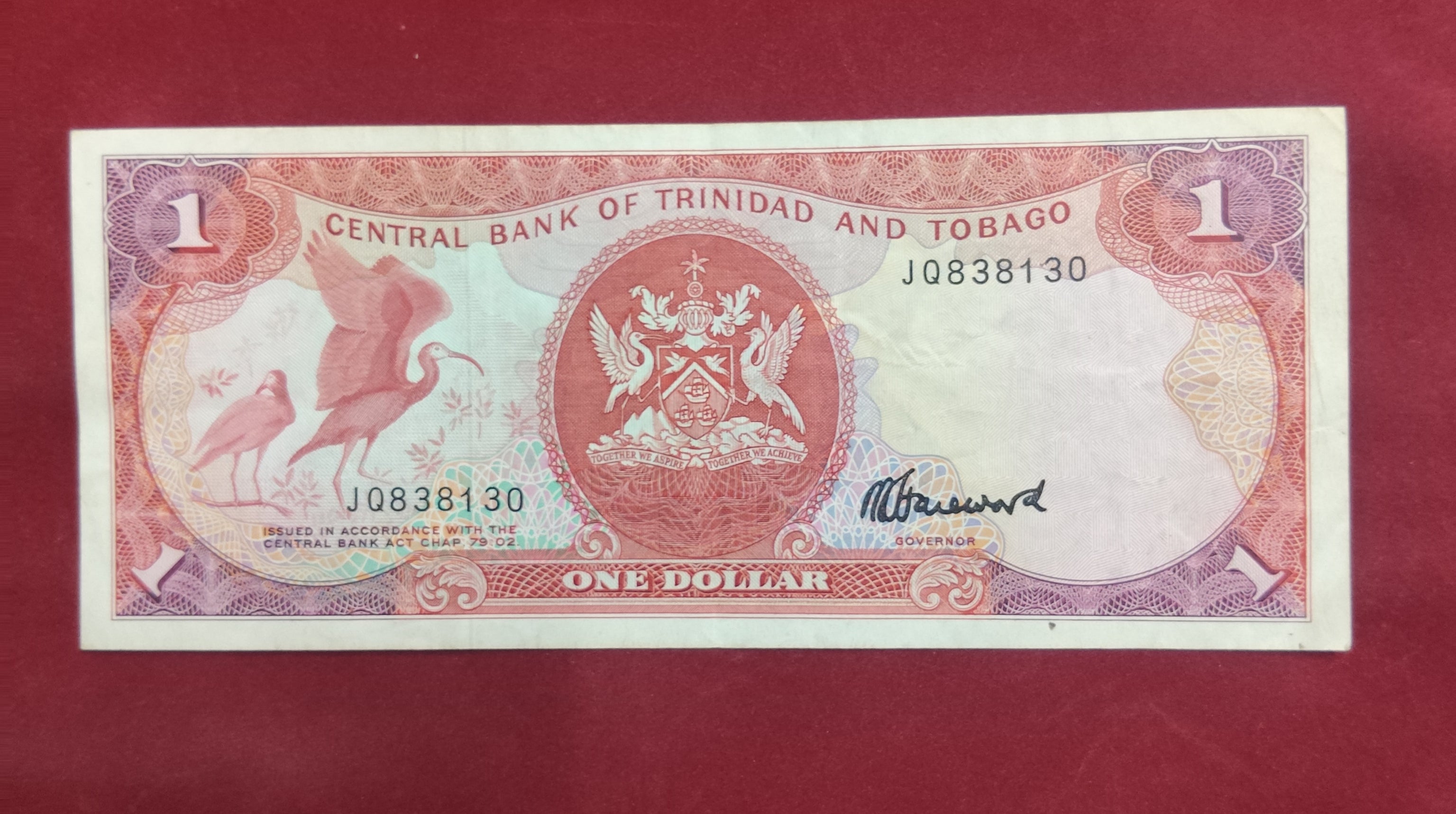 CENTRAL BANK OF TRINIDAD AND TOBAGO 1 DOLLAR (428)