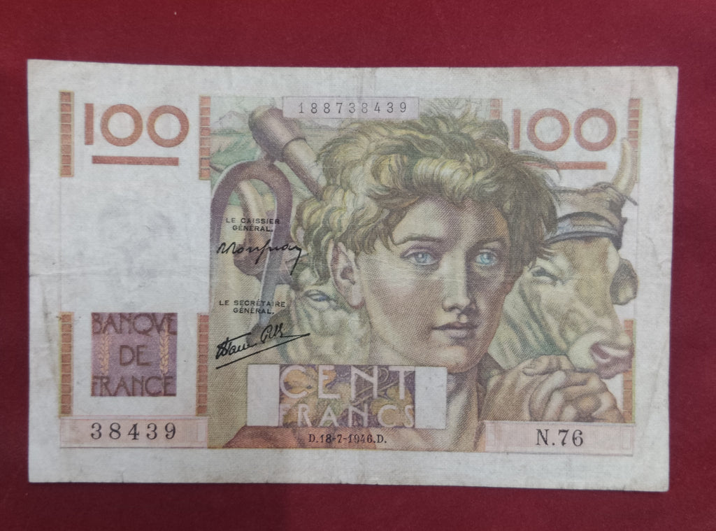 BANK OF FRANCE 100 FRANCS
