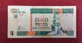 CENTRAL BANK OF CUBA 5 PESOS
