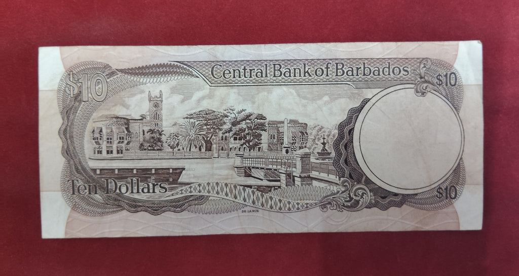 CENTRAL BANK OF BARBADOS 10 DOLLARS