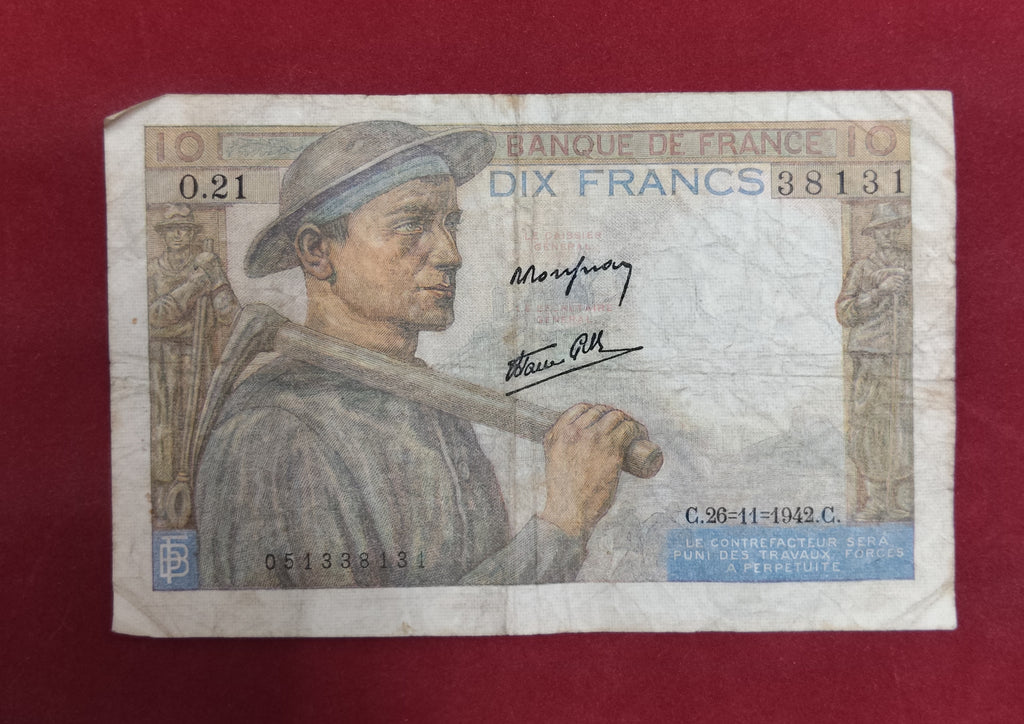 BANK OF FRANCE 10 FRANCS