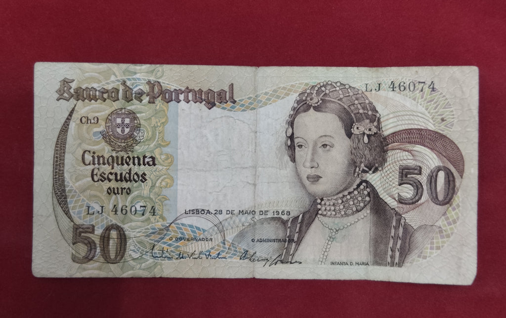 BANK OF PORTUGAL 50 ESCUDOS