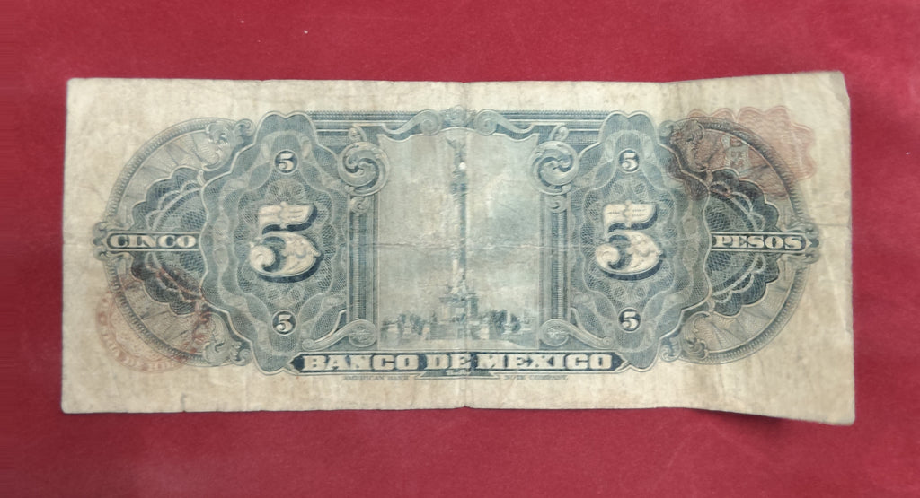 BANK OF MEXICO 5 PESOS