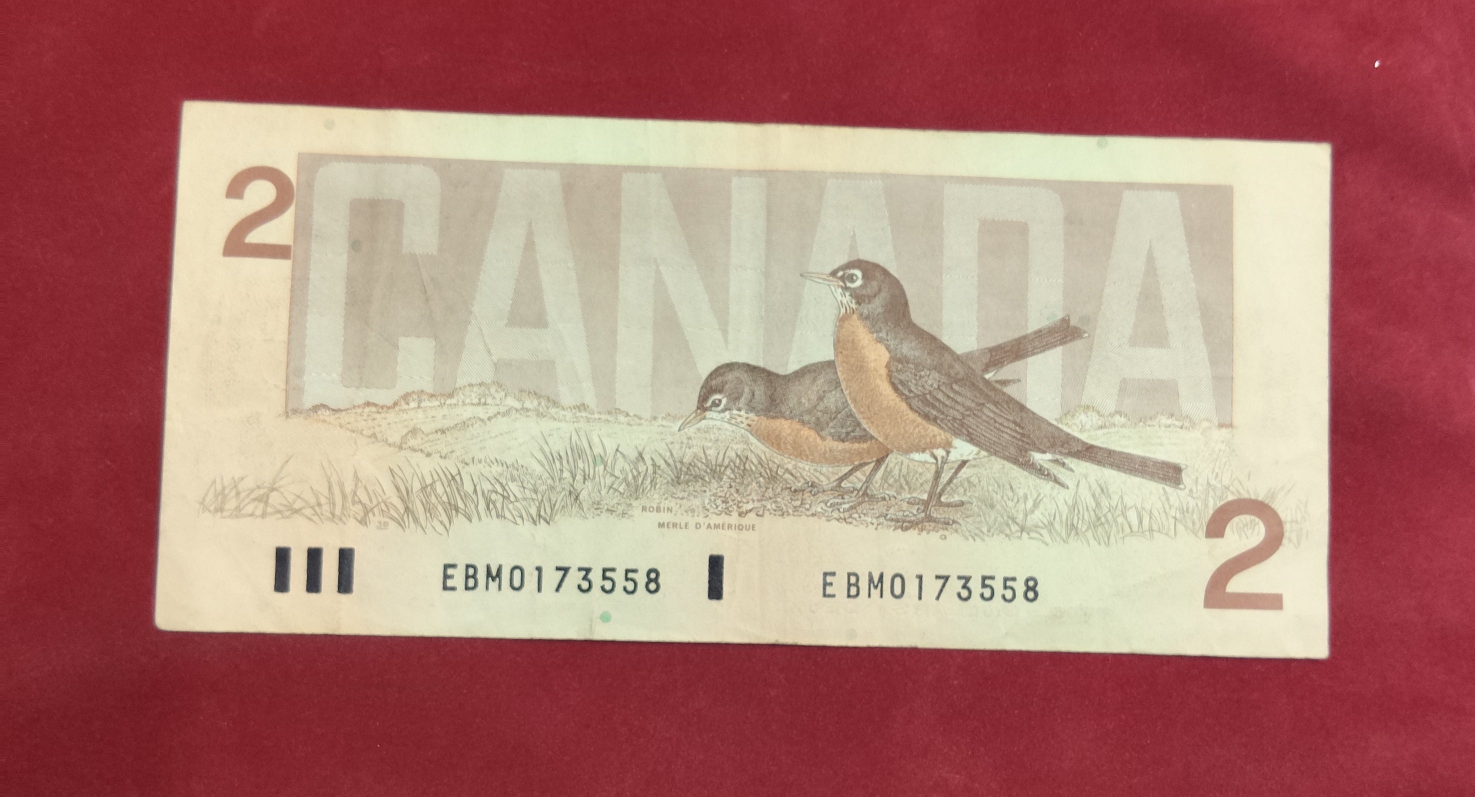 BANK OF CANADA 2 DOLLARS