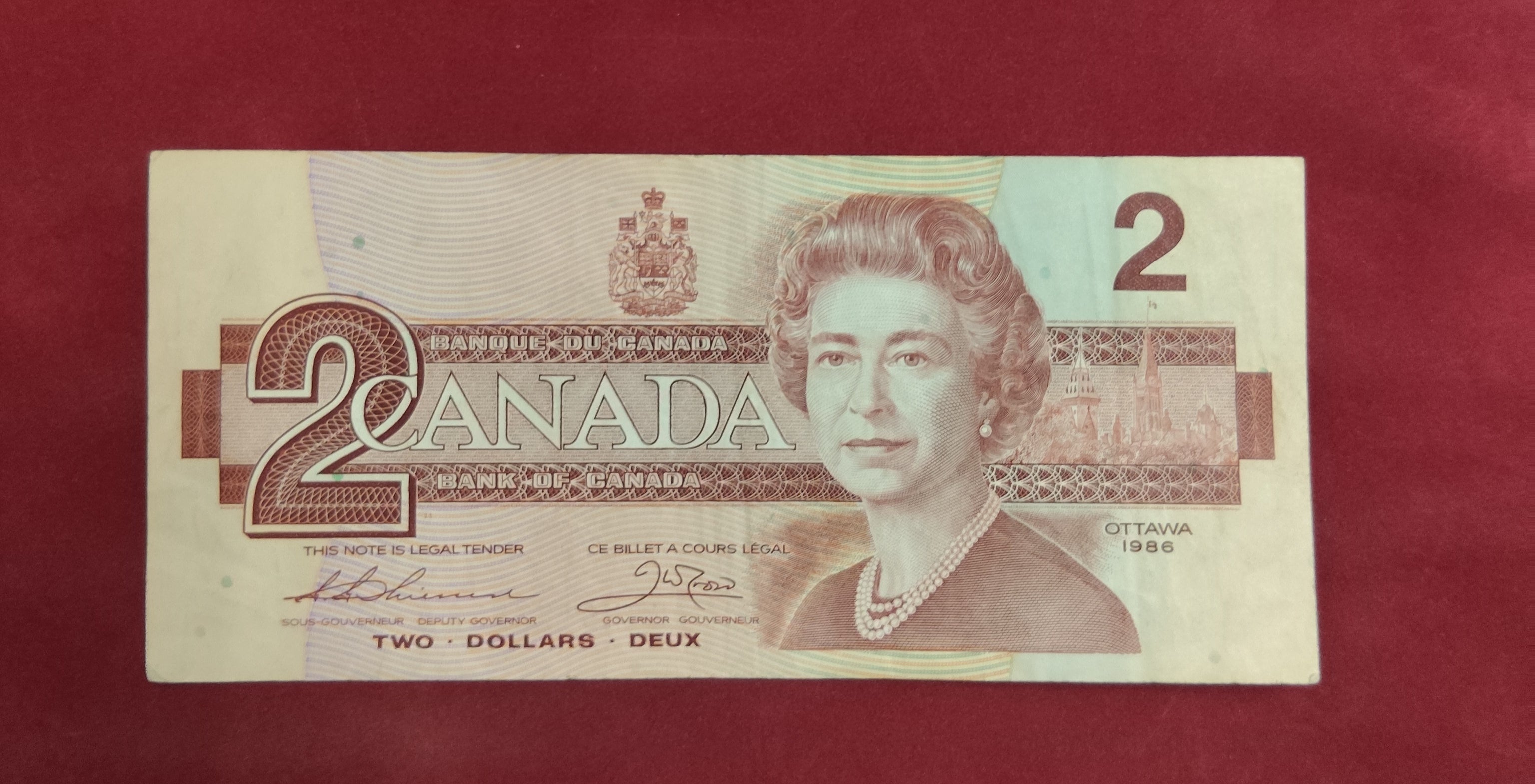 BANK OF CANADA 2 DOLLARS