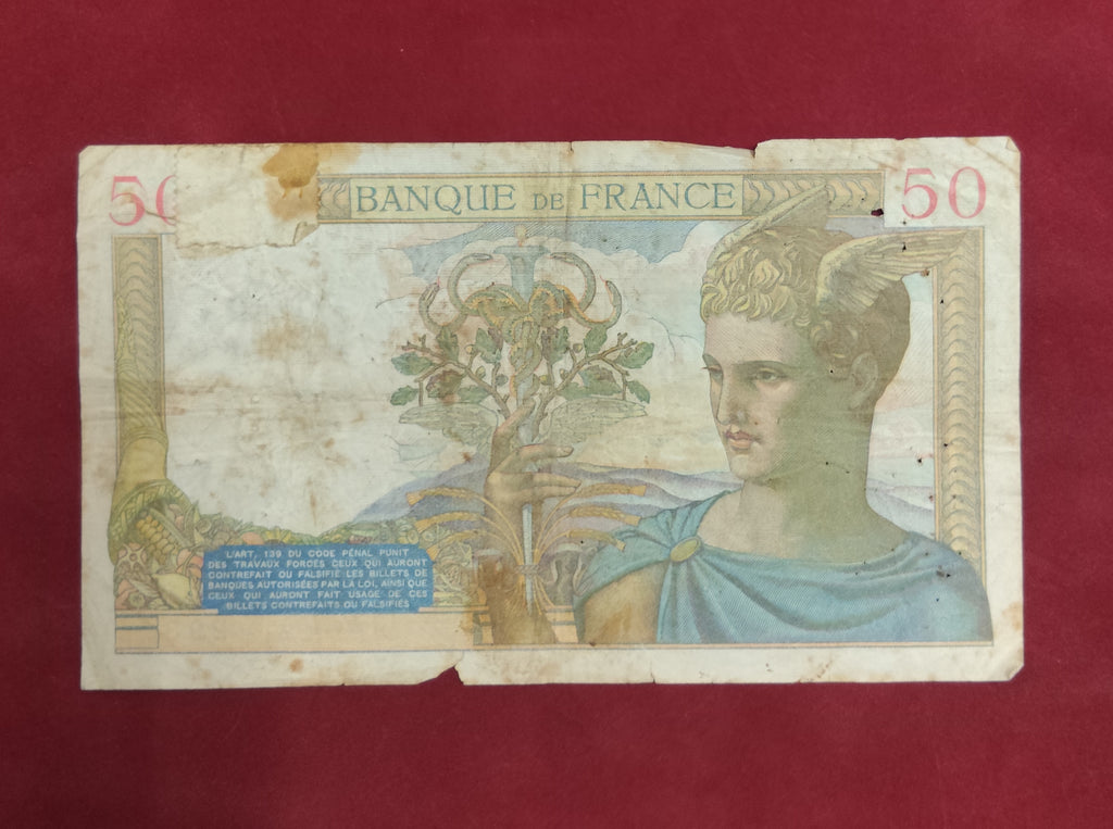 BANK OF FRANCE 50 FRANCS