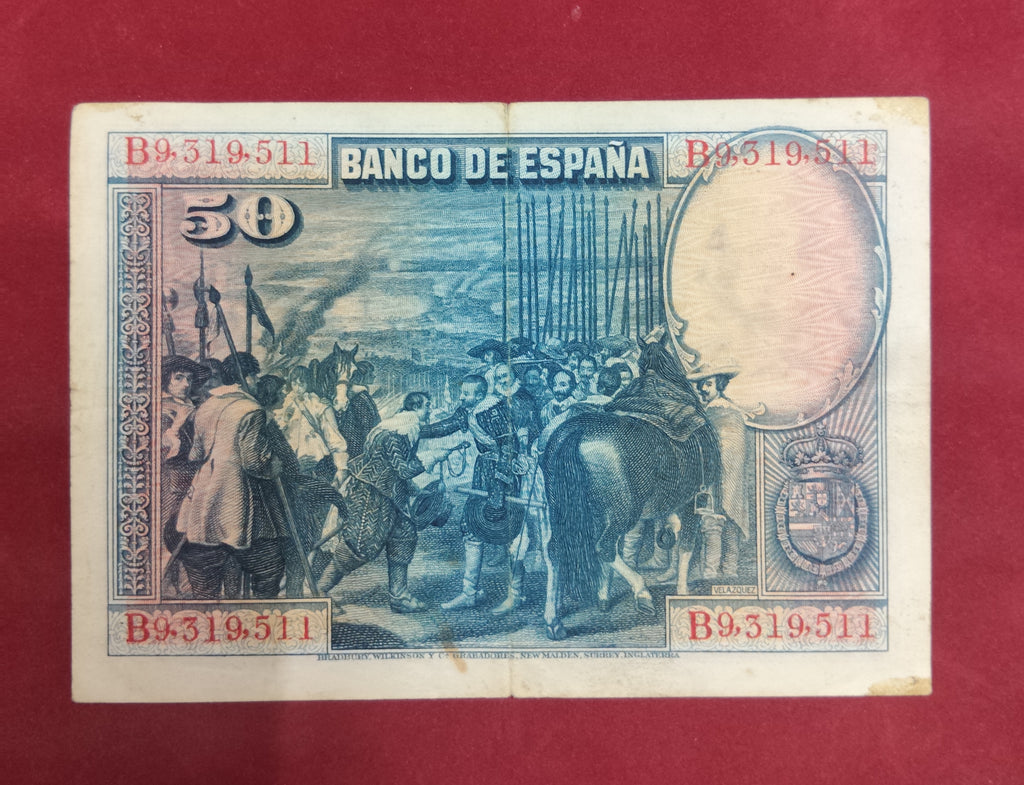 BANK OF SPAIN 50 PESETAS