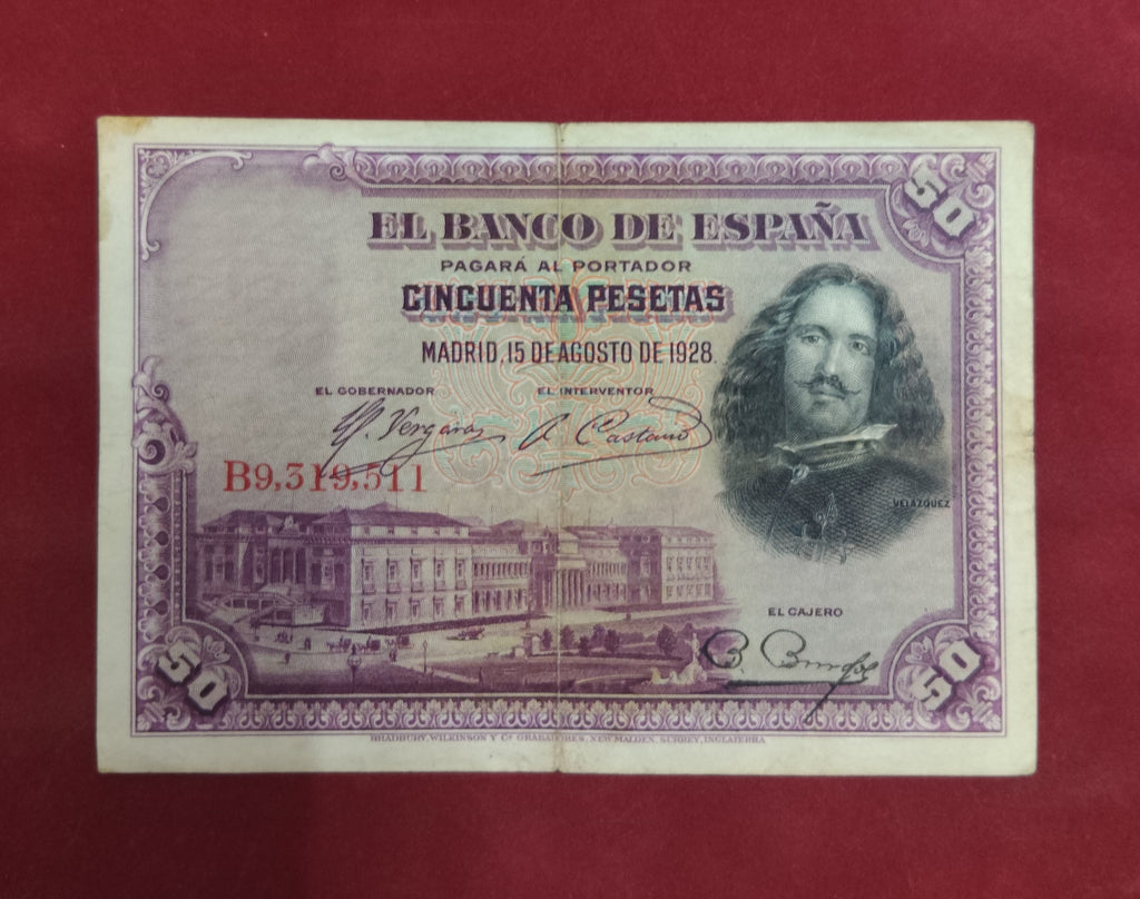 BANK OF SPAIN 50 PESETAS
