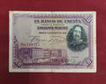BANK OF SPAIN 50 PESETAS