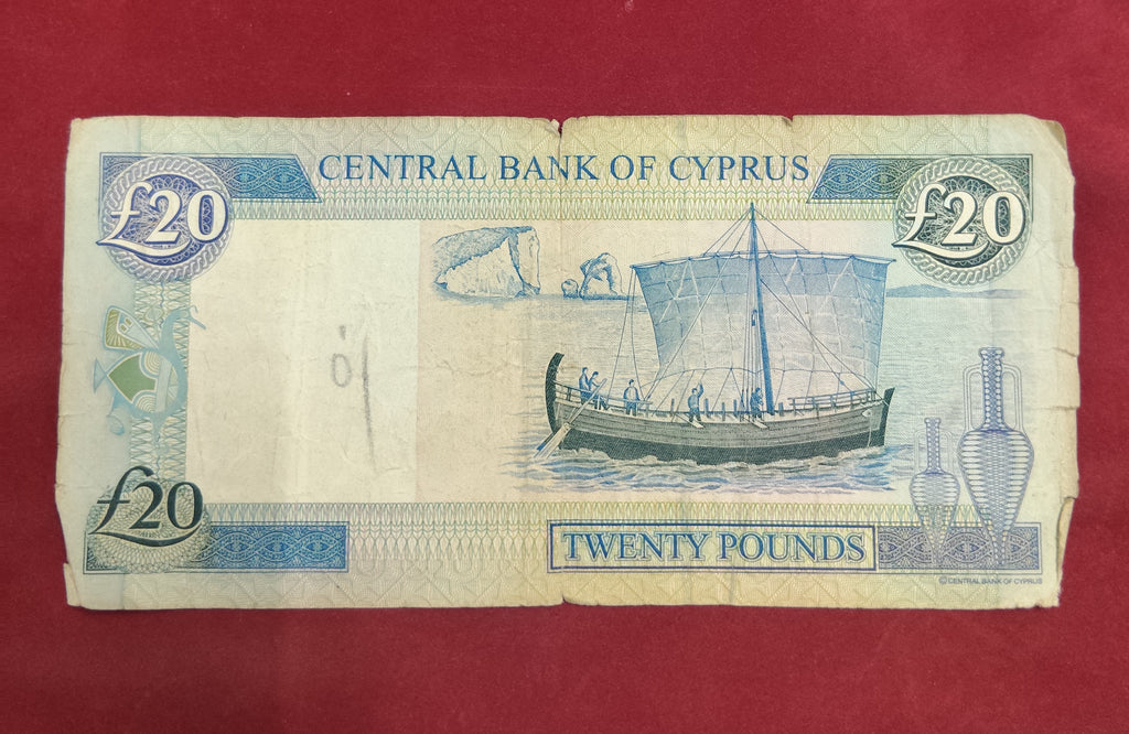CENTRAL BANK OF CYPRUS 20 POUNDS