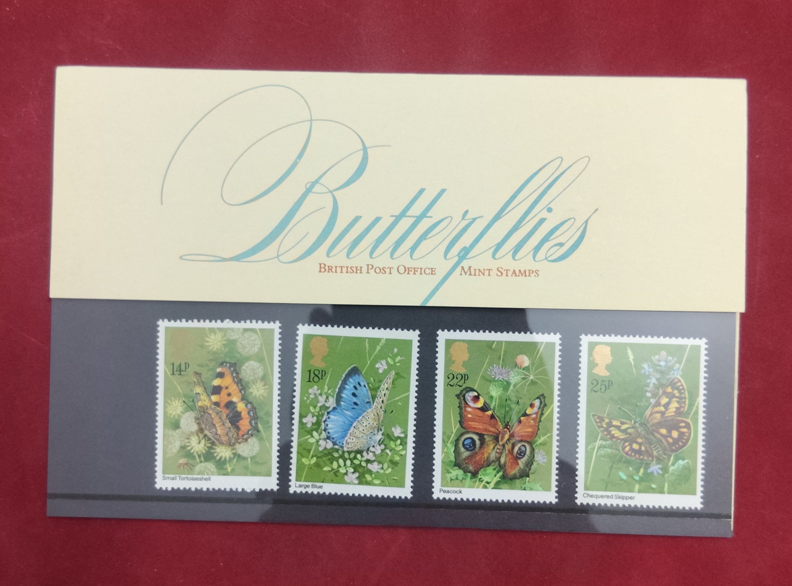 1980 "Butterflies" British Post Office Mint Stamp