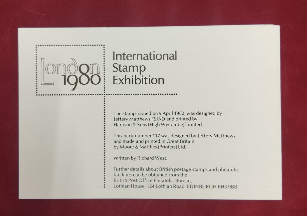 London 1980 International Stamp Exhibition (50p)1980 Presentation
