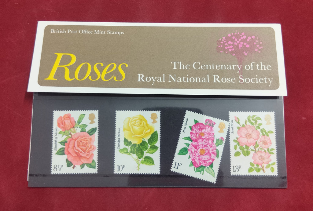 1976 MNH ROSES STAMPS PRESENTATION