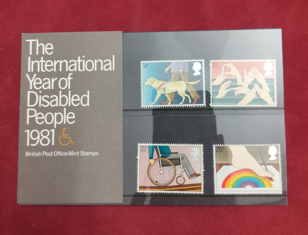 1981 Year of the Disabled SG 1147/1150 Presentation