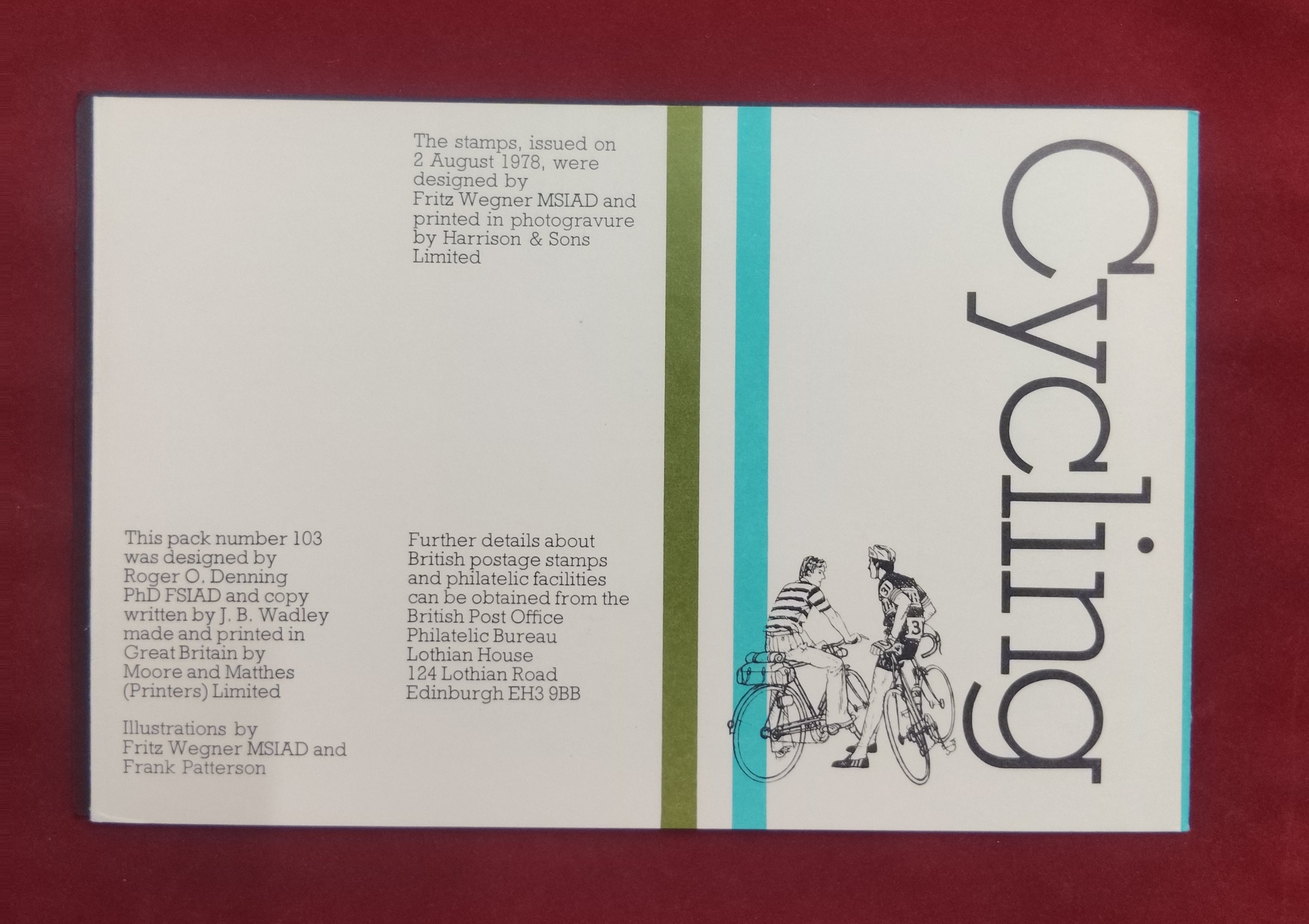 1978 PRESENTATION CYCLING