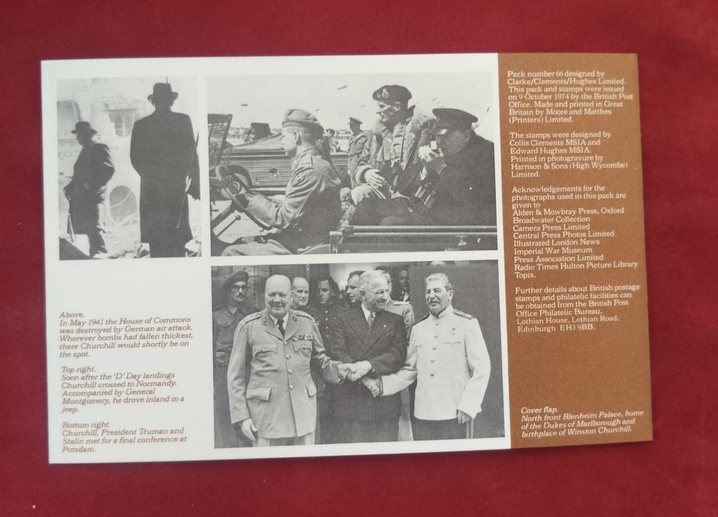 Churchill Centenary Stamps 1974