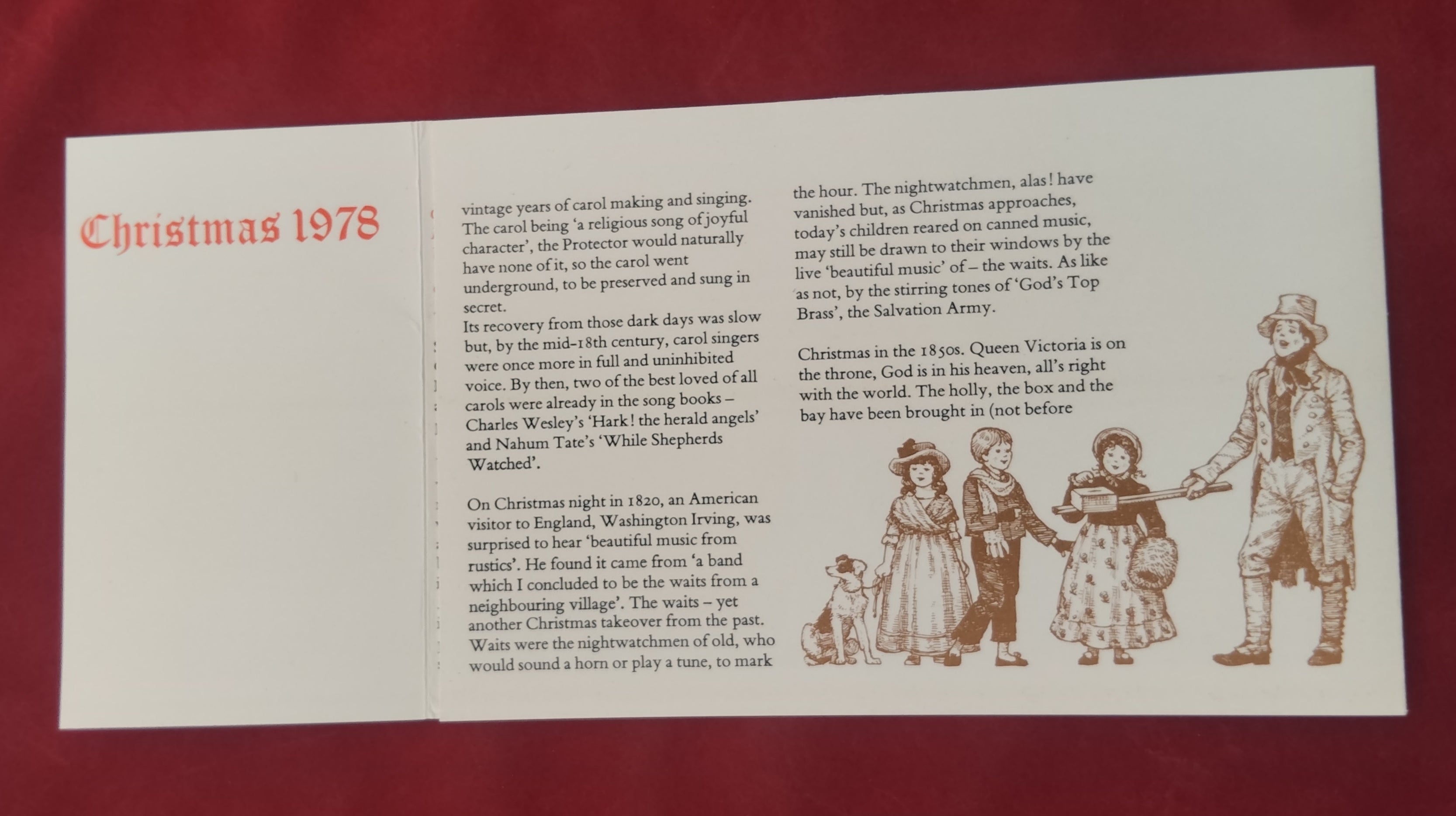 Post Office Presentation Christmas' 1978. Mint