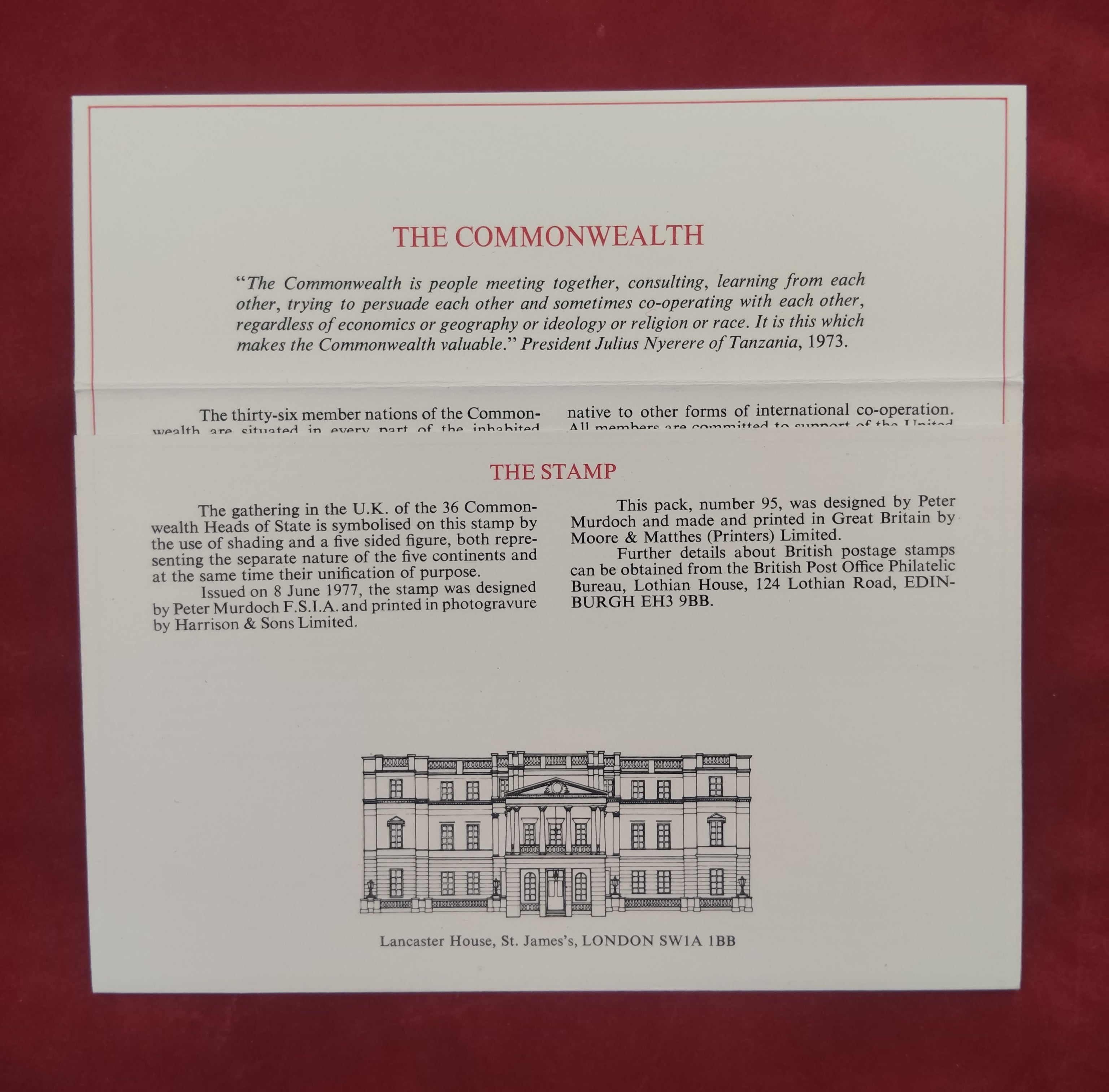 Presentation Heads of Government 1977