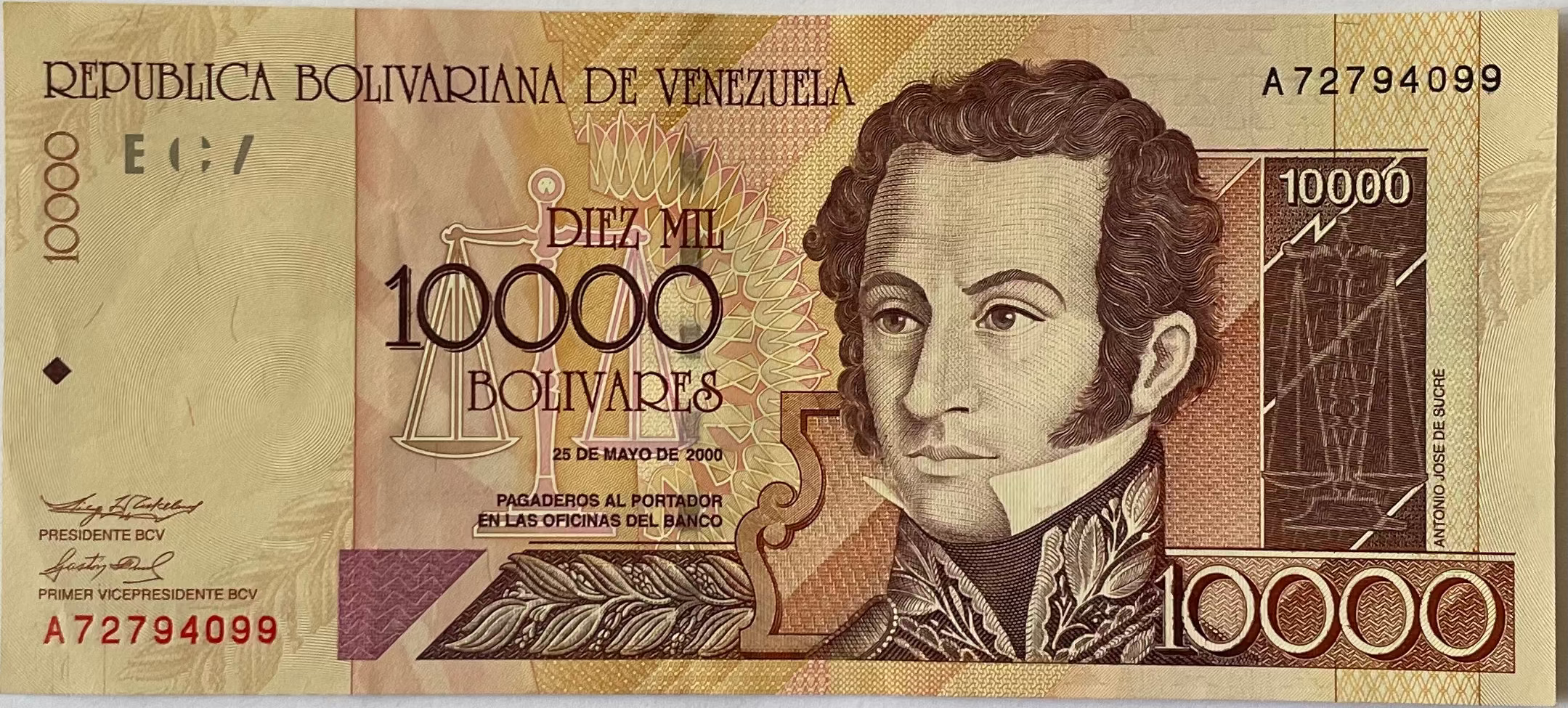 Republica Bolivariana De Venezuela 1000 Bolivares
